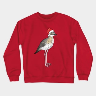 Xmas annoyed bush stone curlew Crewneck Sweatshirt